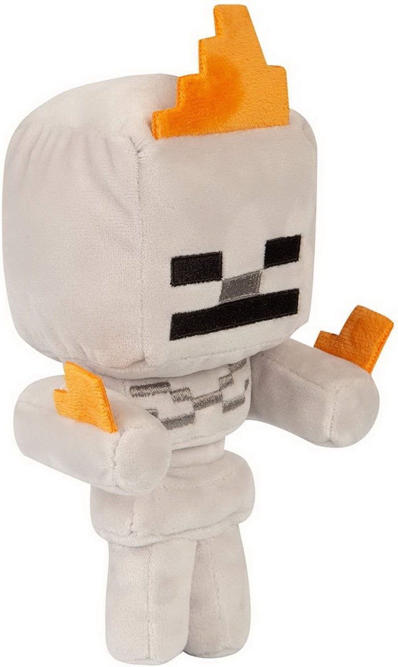 Minecraft Happy Explorer Series 7 Inch Plush | Skeleton On Fire - Walmart.com