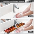 thumbnail image 5 of Coolnut Autumn Pumpkin Harvest Kitchen Sink Splash Guard 2 Packs Faucet Absorbent Mats Fall Corn Faucet Handle Drip Catcher Quickly Drying Mat for Kitchen Counter Bathroom, 14.9"x5.5", 5 of 7