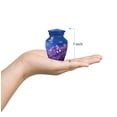 thumbnail image 3 of Small Cremation Urns For Ashes - Small Urn With Butterflies For Human Ashes - Purple Butterfly Urn - Keepsake Urn For Ashes Small - Human Urns - Memorial Urns For Human Ashes (Size-3Inch,2Pcs), 3 of 5