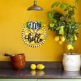 thumbnail image 6 of Hanging Wall Decor,Summer Lemon Door Sign Lemon Shape Hanging Sign Welcome Wooden Door Hanger Hanging Plaque Rustic Sign With Rope Welcome Fruit Themed Decor For Door Wall Porch Indoor Outdoor, 6 of 9