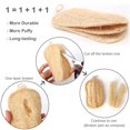 thumbnail image 2 of Natural Loofah Sponge Biodegradable Loofah Dish Sponge Non-Scratch Compostable Dishwashing Loofah Sponge for Kitchen Cleaning, 2 of 8