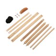 thumbnail image 4 of Tapestry Weaving Loom, Multipurpose Educational Wooden Weaving Loom Kit Simple Operation Portable Burrs Free  For Rugs For Kids, 4 of 8