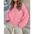 thumbnail image 3 of Fantaslook Sweaters for Women Oversized Crewneck Long Sleeve Chunky Knit Pullover Sweaters Tops Trendy Fall Outfits, 3 of 7