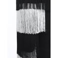 thumbnail image 5 of Doomiva Fringe Latin Dance Pants for Women Elastic Waist Dancing Trousers Black&White 3XL, 5 of 6