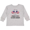 thumbnail image 3 of Inktastic Military Proud of Veteran Grandpa Boys or Girls Long Sleeve Toddler T-Shirt, 3 of 5