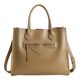 thumbnail image 1 of Bolso de mano para mujer, de piel sintética, impermeable, de gran capacidad, para oficina y trabajo, color caqui, 1 of 1