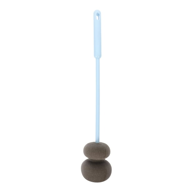 Cepillo de limpieza de botellas con esponja suave, cepillo de mango largo para tazas, cepillo de lavado