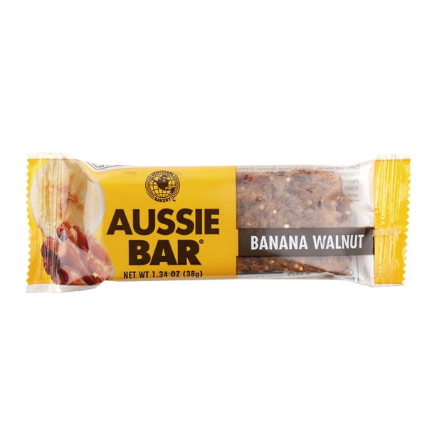 Aussie Bar Banana Walnut by Universal Bakery 26.8 OZ (20 Bars)