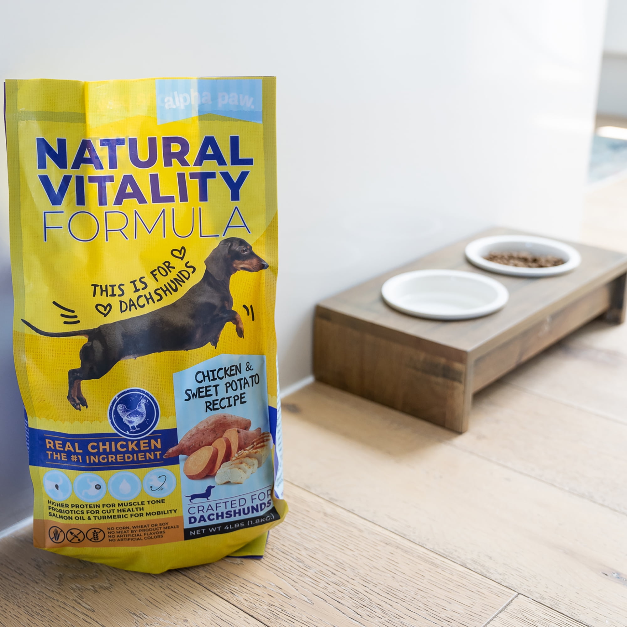 natural vitality dog food for dachshunds