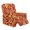 Red Gold Poinsettia Damask, variant on HUISEFOR Recliner Chair Cover, Patchwork Christmas Recliner Couch Covers, Stretchable & Wrinkle Resistant Recliner Covers, Furniture Protector for Pet, Kids, Living Room