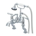 thumbnail image 3 of Water Creation Vintage Classic F6-0004 Deck Mount Tub Faucet with Handheld Shower, 3 of 5