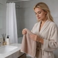 thumbnail image 6 of Celsvanis Face Towel Soft Highly Absorbent Hand Towel Breathable Quick Dry Daily Use Towels for Home Bathroom Spa Hotel Gym Travel, Coffee, 6 of 6