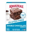 thumbnail image 3 of (4 pack) Krusteaz Gluten Free Double Chocolate Brownie Mix, Chocolate Chips Included, Gluten Free Brownie Mix, 20 oz Box, 3 of 17
