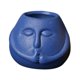 thumbnail image 4 of Maceta de cerámica pequeña decorativa con diseño de dibujos animados divertidos Azul, 4 of 8