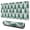 Green Christmas Tree, variant on Long Mouse Pads for Desk,Orange and Black Christmas Pattern Desk Mats on Top Of Desks, Desk Mouse Pad Extra Large with 3mm Non-Slip Base and Stitched Edge for Gaming,Office,Work,Home 31.5x11.8in