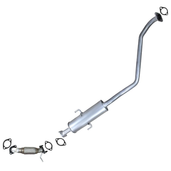 Northeastern Exhaust Front Pipe & Resonator Pipe Kit Fits 2010-2013 Kia Forte 2.0L - Direct Fit | Includes Gaskets