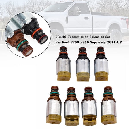 Restored 6R140 Transmission Solenoids Set For Ford F250 F350 Superduty 2011-UP (Refurbished)