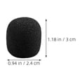 thumbnail image 2 of unbranded 20Ud Cubierta Para Micrófono De Color Negro Material Confiable, 2 of 8