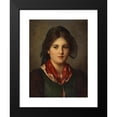 thumbnail image 2 of Franz von Defregger 19x24 Black Modern Framed Museum Art Print Titled - Dirndl with Lace Hood (1880-90), 2 of 5