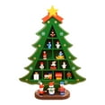 thumbnail image 1 of Abbracc Christmas Tree Decor Display Props 3D Lightweight Creative Wooden for Windowsill Big Grid Green, 1 of 8