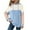 Sky Blue#05, variant on Yteetum Oversized Hoodies for Women Colorblock Drawstring Knit Pullover Hooded Sweatshirts Top Womens Casual Patchwork Loose Fits Plus Size Long Sleeve Fall Hood Sweatshirts Fall Clothes Clothes