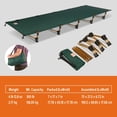 thumbnail image 3 of Kelty Lowdown Camping Cot, Tent and Car Camping Bed, Aluminum Frame, Lightweight Carry Size, Fern Green, 3 of 14