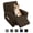 Dark Coffee, variant on JIATER Recliner Chair Covers Stretch Polyester Recliner Slipcover with Pockets,Light Gray