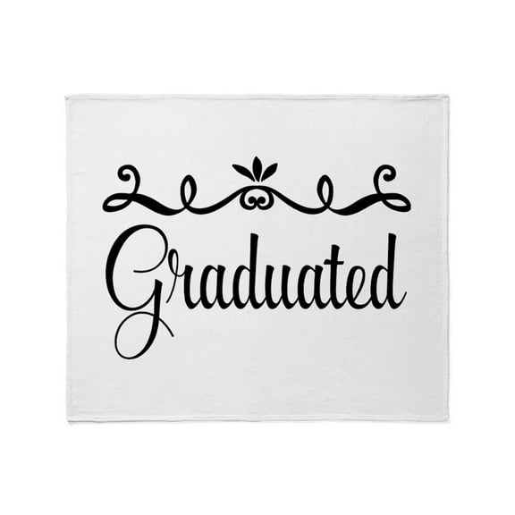 CafePress - Graduated - Soft Fleece Throw Blanket, 50"x60" for All Ages
