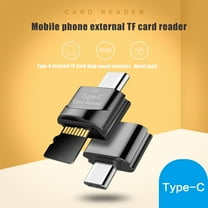 SPRING PARK Portable USB 3 1 Type C/Micro USB Card Reader Convenient USB C TF OTG Adapter Type C Memory Card Reader Mini Zinc Alloy High Speed Card Reader