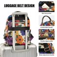 thumbnail image 3 of FORMRS Mini Backpack Purse for Women Travel Daypack Casual Shoulder Bag, Large Colorful Flowers Pattern, 3 of 7