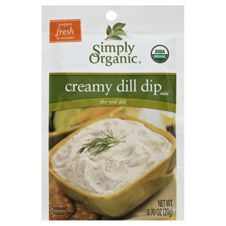 - Simply Organic Creamy Dill Dip Mix, 0.7 Oz (Pack of 12)