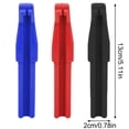 thumbnail image 2 of Ecohintz Eyebrow Pencil Sharpener - Dual-Hole Makeup Tool for Eyeliner & Eyebrow Pencils, Compact & Non-Slip for Beginners & Professionals, Makeup Tool Dual Hole, Red, 2 of 7