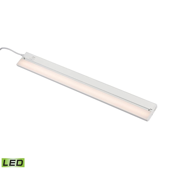 Elk Home ZeeLED Pro 1-Light Utility Light in White with Diffused Glass - Integrated LED
