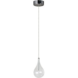 E23111-18-ET2 Lighting-Larmes - Pendant Polished Chrome Finish with Clear Glass
