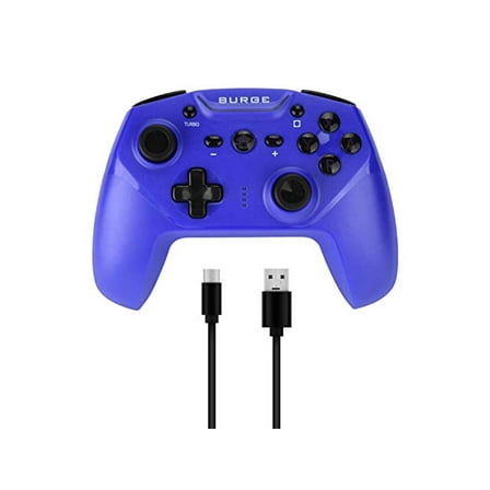 Switch Accessory:  Wireless Controller - SURGE SwitchPad Pro - Blue