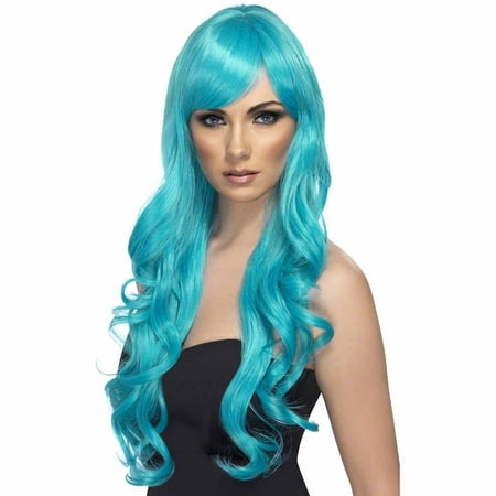Desire Aqua Wig Adult Halloween Costume Accessory