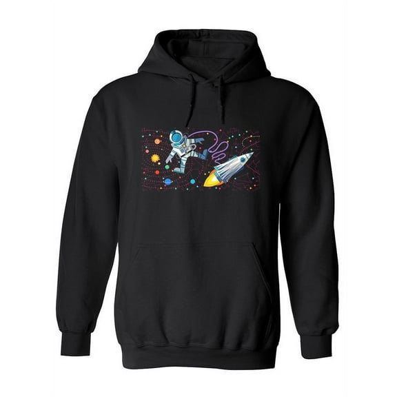 Outer Space Design Hoodie Women -Image by Shutterstock, Female Large