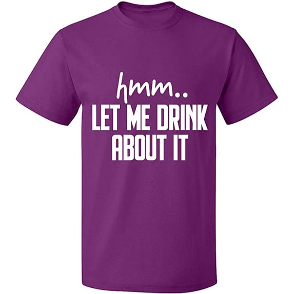 Unisex T-Shirt, Slim Fit, Short Sleeve Sweater - Purple Small