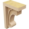 thumbnail image 5 of 3"W x 6"D x 9"H Classic Alma Rough Cedar Woodgrain TimberThane Corbel, Primed Tan, 5 of 6