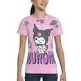 thumbnail image 6 of Sanrio Kuromi Kids T-Shirt 3d Printed Graphic T-Shirts Boys And Girls Short Sleeve Shirts For Youth Kids X-Small, 6 of 6