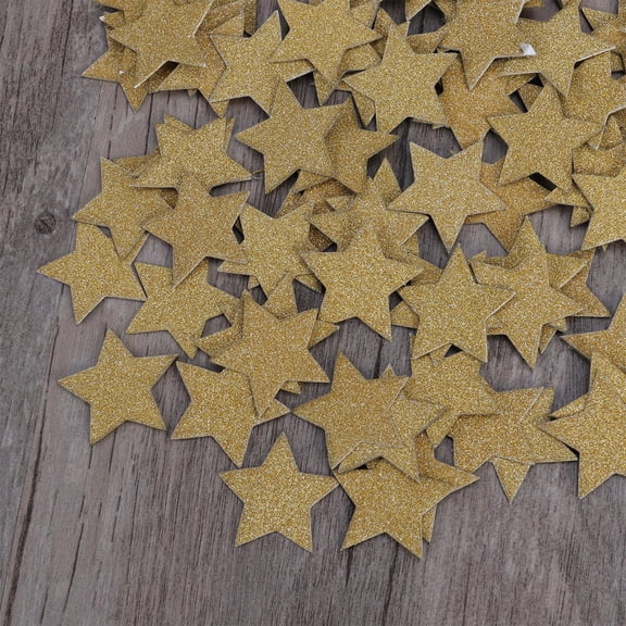 Mobutofu 200Pcs Bridal Shower Confetti Golden Stars for Wedding Decorations