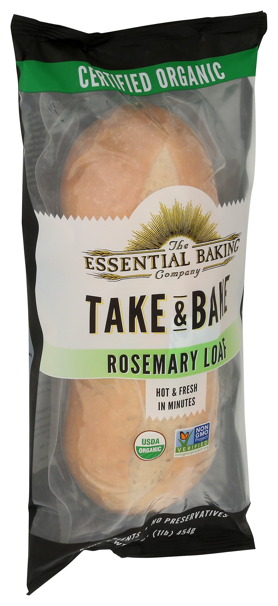 Pack of 16, The Essential Baking Comp Take & Bake Rosemary Loaf, 16 oz