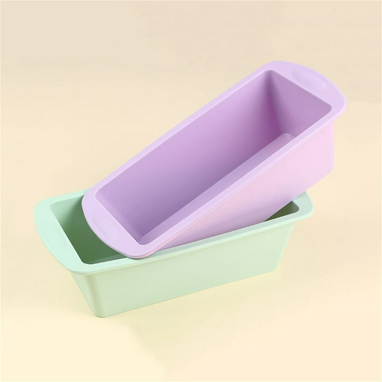 Nalchios Silicone Mini Loaf Pan Set of 4, NonStick Easy Release