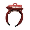 thumbnail image 2 of Holiday Time Red Top Knot Headband, for Women and Teens, 2 of 4