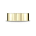 thumbnail image 2 of Womens 18K Yellow Gold, 8.0mm Flat Comfort-Fit Wedding Band (sz 10.5), 2 of 3