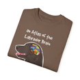 thumbnail image 3 of Labrador's Brain Dog Enthusiast Quote Graphic Funny Thinking Puppies Saying Men Women Unisex Garment-Dyed T-shirt, 3 of 4