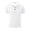 White, variant on Mens Breathable Polo Shirt, Mesh Ice Silk Solid Short Sleeve Button Lapel Tops, Cooling 1/4 Length Performance Apparel, Moisture Wicking Summer Clothing, Navy, XL