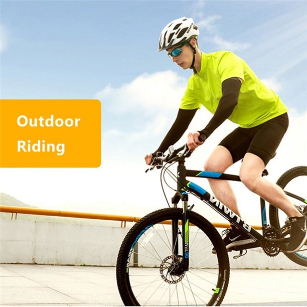 1 Pairs Sleeve Cover UV-resistant Neutral Sleeve Sports Gloves Bicycle Hot Sale Motorcycle Sleeve Cover Sun Protection Arm GuardBlack 1 pair2 He Qiyong unisex