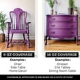 thumbnail image 4 of Daydream Apothecary Premium Chalk Style Paint for Furniture, Home Décor, Wood, DIY Interior Projects, Quick Dry, No Prep or Prime Needed, Matte Purple - 8oz, 4 of 5