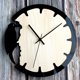 thumbnail image 2 of Reloj de pared de madera redondo con diseño de pájaro, reloj silencioso decorativo sin números para dormitorio, sala de estar Yuarrent JJ24641-00B, 2 of 6